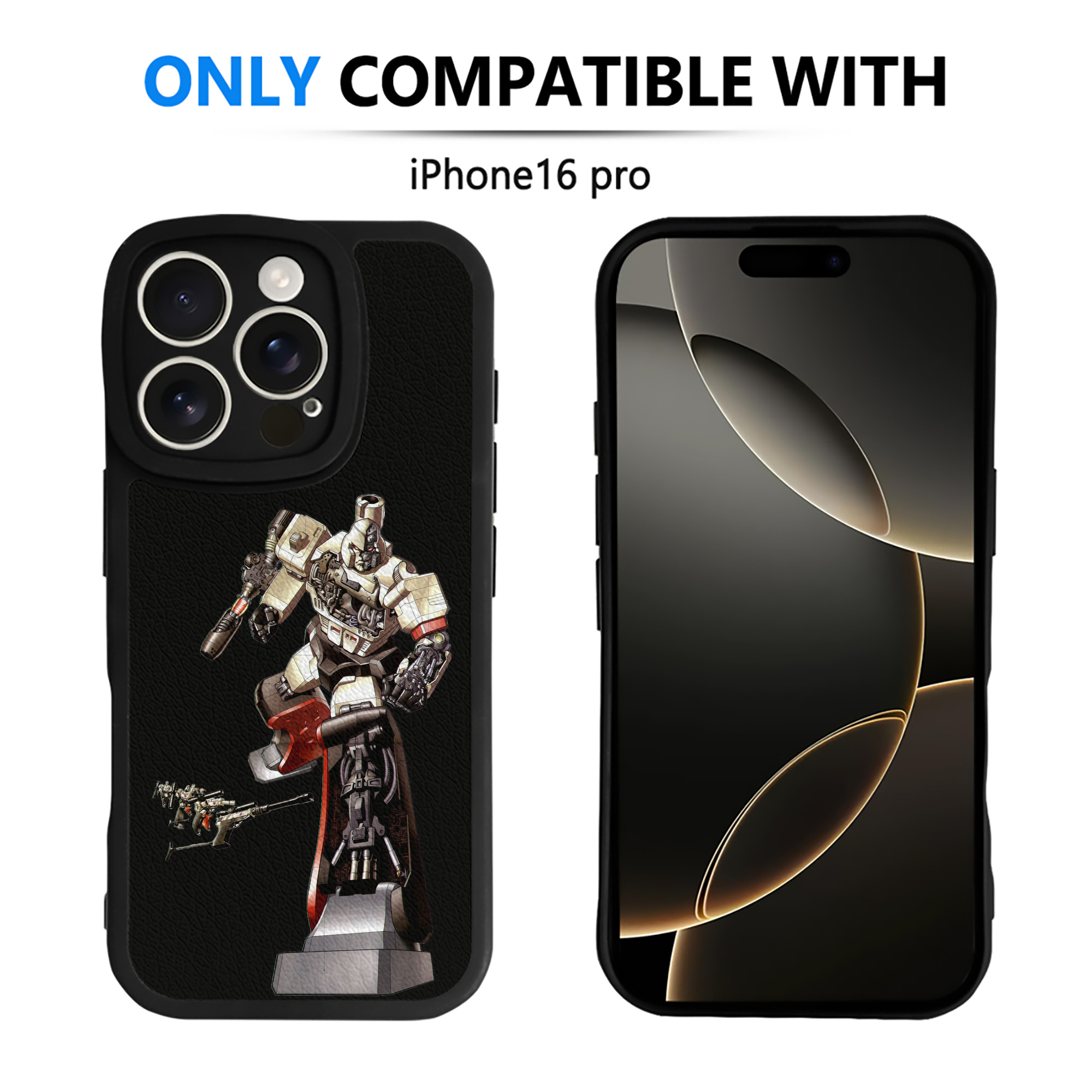 （画像用）  【iPhone 16シリーズ対応】シリコンスマホケース（レザー調） 材質：シリコン